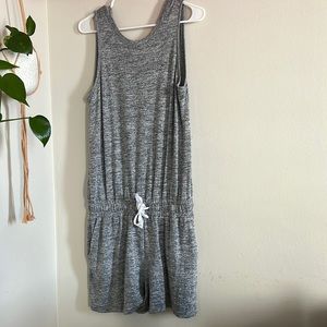 Utility sleeveless romper.